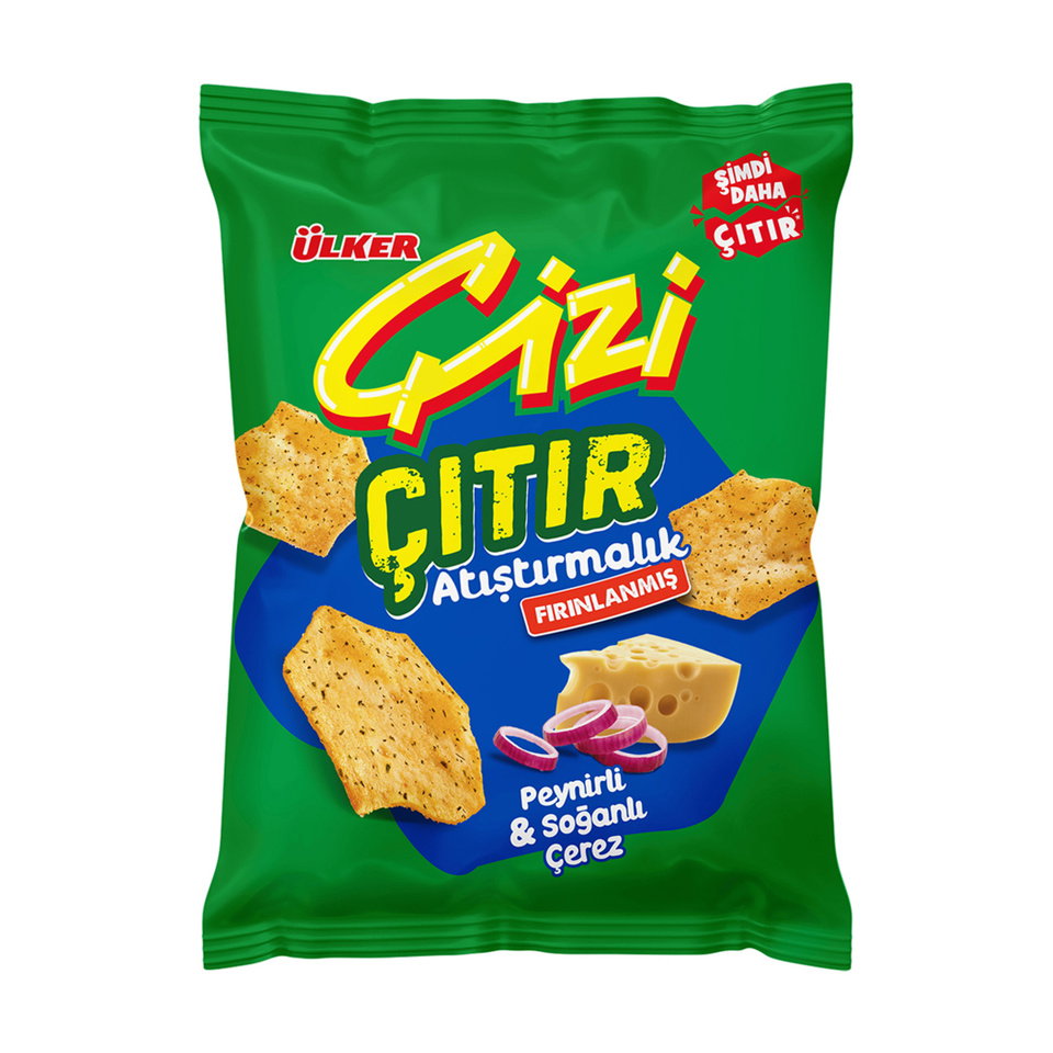 ÜLKER ÇİZİ ÇITIR 50GR-PEYNİR&SOĞAN